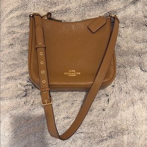 Coach Tan Leather Women's Bag - Ellie
